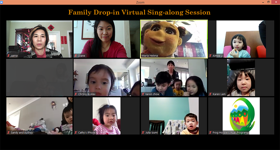 Family Drop-in Virtual Singalong Session
